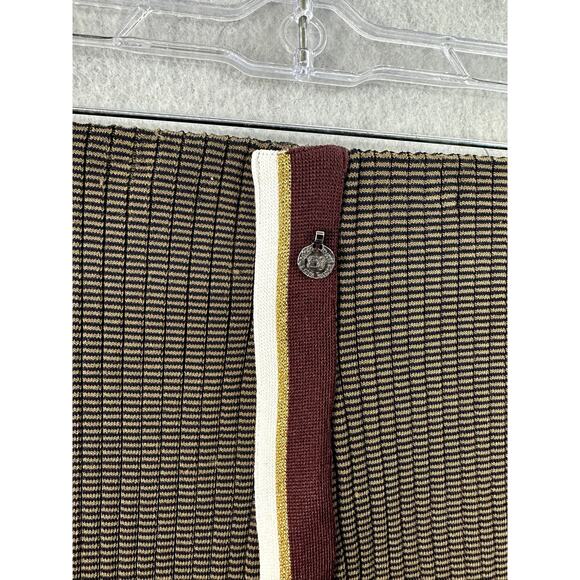 Scotch & Soda Maison Scotch Ok! Bye! Size Small Bodycon Skirt Stretch Brown - Picture 7 of 10